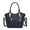 Navy, variant on MKF Collection Hazel Vegan Leather Women's Tote Bag, Functional Shoulder Purse Handbag by Mia K - Navy