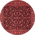 thumbnail image 1 of Ahgly Company Indoor Round Persian Red Traditional Area Rugs, 7' Round, 1 of 4