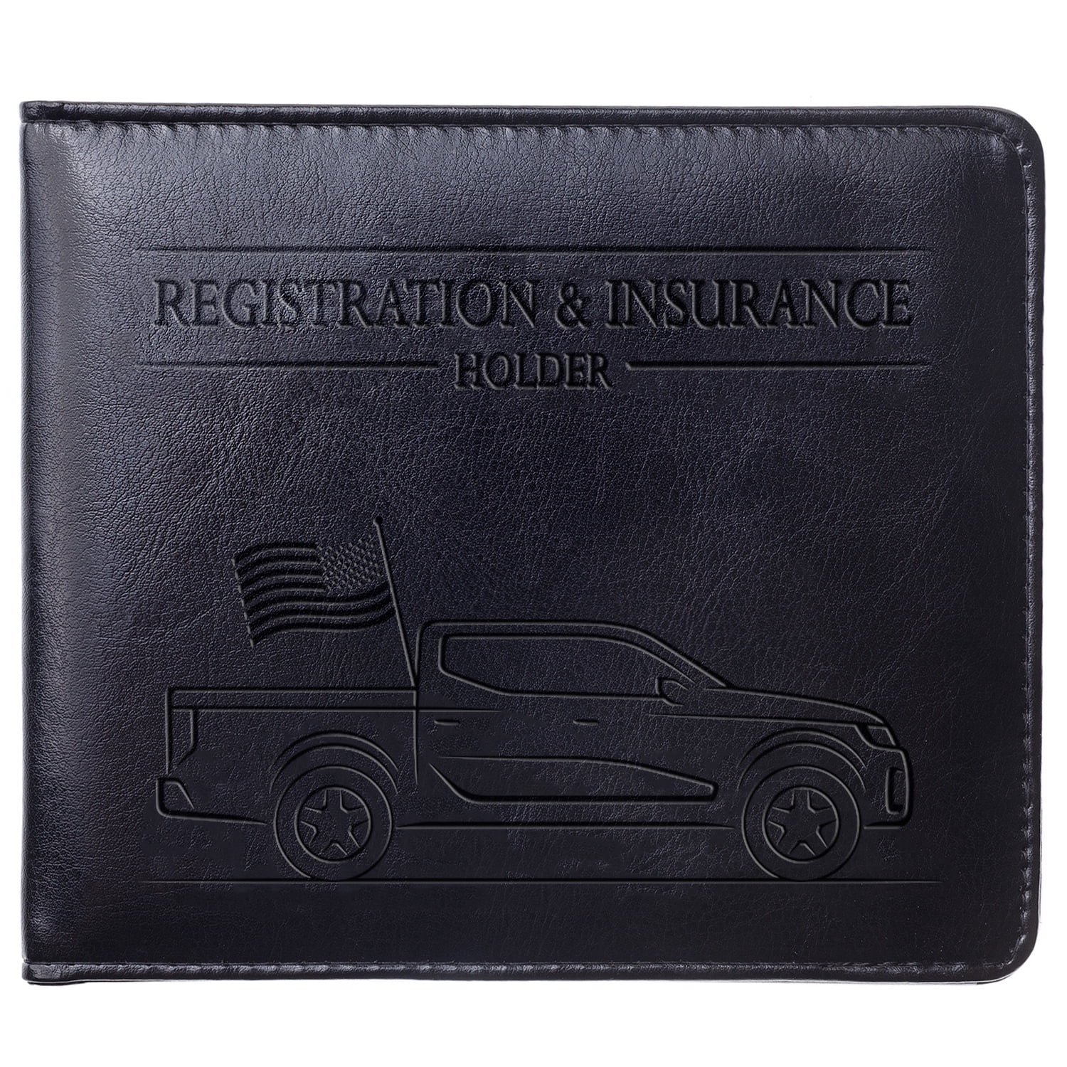 CANOPUS Car Registration and Insurance Holder with Closure