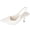 White, variant on CHICVOMEY Women Kitten Heels Pointed Toe Slip-Resistant Adjustable Slingback Strap Comfortable 3.55in Sexy Womens Heels for Party Banquet Stage Daily