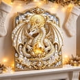 thumbnail image 3 of 3D Layered Dragon Diamond Kit 10x12in, Round Drill Canvas Wall Art, Christmas Decoration Indoor Wall Ornament Home Tabletop Decor, 3 of 7