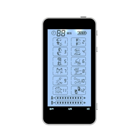 HealthmateForever T12AB Touch Screen TENS Muscle Recovery & Pain Therapy System (Black)