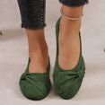 thumbnail image 5 of OKBOP Women's Ballet Flats for Women, Pointy Toe Faux Suede Bow, 5 of 5
