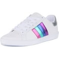 thumbnail image 6 of Guess Jacobb Women's Low Top Lace Up Leather Trainers In White Size 7.5, 6 of 6