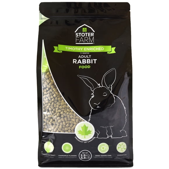 Stoter Farm Timothy Nourriture Enrichie pour Lapin Adulte (2,5 Kg/5,5 Lb)