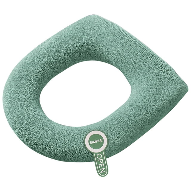 Housse de Siège de Toilette Douce et Chaude Extensible Lavable Confortable