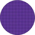thumbnail image 1 of Ahgly Company Indoor Round Patterned Bright Purple Area Rugs, 5' Round, 1 of 6