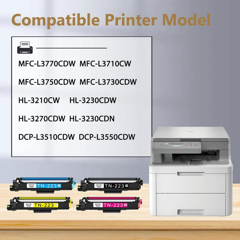 Compatible Toner Cartridges - Set of 4 for use in Brother HL-L3270CDW