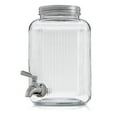 thumbnail image 3 of Brightware Fluted Glass Drink Dispenser – 1 Gallon, 3 of 9