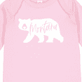 thumbnail image 4 of Inktastic Montana White Bear Silhouette Boys or Girls Long Sleeve Baby Bodysuit, 4 of 5