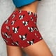 thumbnail image 4 of Fotbe Bulldog Red Shorts Sin Costuras – Shorts Deportivos de Cintura Alta para Mujer, Elásticos para Gimnasio, Yoga, Running o Ciclismo-Small, 4 of 8