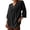 Black, variant on Womens Everyday Short Sleeve Top Womens V Neck Linen T Shirt Casual Short Sleeve Blouse for Spring Summer Fall Everyday Wear Ladies Comfort Tees White XXL