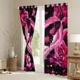 thumbnail image 3 of Castle Fairy Rose Butterfly Black Out Curtains,Love Heart Curtains Pack of 2 (42x63 Each), 3 of 6