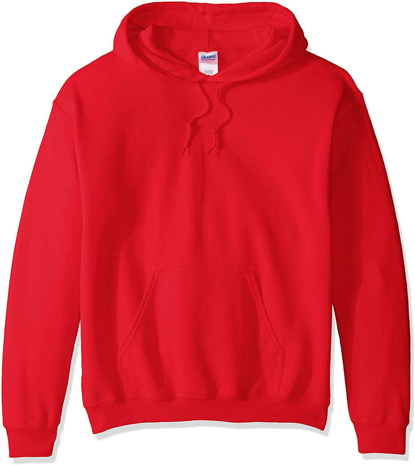 red gildan sweatshirt