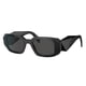 thumbnail image 1 of Gafas de sol BUTABY Trendy Rectangle para mujeres y hombres con montura negra, 1 of 7