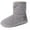 Gray, variant on Homeier Ralph Women's Chenille Knit Boots Slippers Warm Plush Fleece Cosy Winter Booties Slipper Memory Foam House Shoes