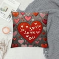 thumbnail image 2 of Heduofu Valentines Day Pillow Covers Lovebird Love You Sweet Heart Hello Valenine Love Always Pillowcase for Valentines Day Throw Pillows Cushion Valentines Decorations… White, 2 of 5