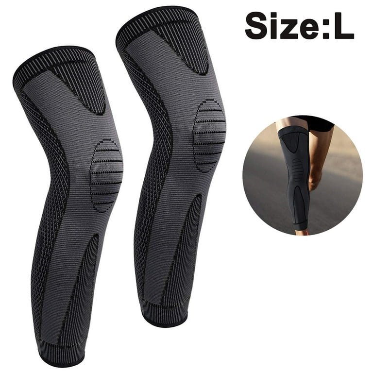 1Pair Sport Calf Support Sleeves Elastic Breathable Leg Warmers Compression  Sleeve Men Women Cycling Running Basketball Football