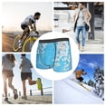 thumbnail image 4 of Fuzoiu Hanging Orchids Floral Blue Print Men's Ultra Breathable Underwear,No Riding Up Boxer Briefs with ComfortFlexible Waistband-X-Large, 4 of 5