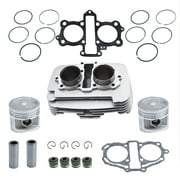 Motorcycle Engine Cylinder Assembly Replacement for Honda Rebel 250 CMX250 With Piston Gasket