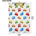 thumbnail image 2 of Coolnut Acrylic Clipboards with Low Profile Clip, A4 Standard Size 9" x 12.5" File Holder for Writing Drawing, Clip Boards for Doctors Offices, Cute Cartoon Transport Gifts, 2 of 7