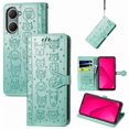 thumbnail image 4 of Funda Cartera FOXDOCK para Vivo Y18i , Flip PU con Relieve de Gatos y Perros, Tarjetero y Soporte, 4 of 6