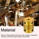 thumbnail image 5 of 5 Pcs 6mm a 6mm Acoplamiento de Eje de Aleación de Aluminio L24.5xD19.5 Acoplador Flexible para Codificadores y Motores, Dorado, 5 of 6
