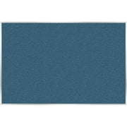Ghent's Vinyl 4' x 12' Bulletin Board with Aluminum Frame in Ocean Blue
