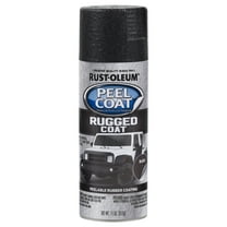6 Pack, Black, Rust-Oleum Automotive Peel Coat Rugged Coat Spray Paint-311281, 11 oz