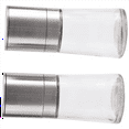 thumbnail image 6 of 2X Salt & Pepper Grinder Set, Pepper Mill & Salt Grinder Refillable, Stainless Steel & Chunky Glass Pepper Mill Grinder, 6 of 9