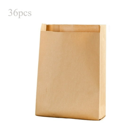 Waxed Sanitary Napkin Disposal Bags 36Pcs Kraft Paper Bags for Commercial Personal Restroom（11×7.08×2.36in）