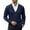 Navy Blue, variant on COOFANDY Men's V Neck Cardigan Sweater Casual Lightweight Button Down Knitted Cardigan Sweater