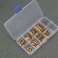 thumbnail image 3 of VERDANVERSE 120Pcs Easy to Install Circuit Board Spacers Nut Assortment Kit Brass Assorted Color Engineers DIY Projects, 3 of 6