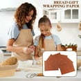 thumbnail image 2 of Bread Shape Gift Wrapping Paper, Kraft Paper Packaging for Baked Goods, Toast & Rustic Designs, Oil & Tear Resistant, Suitable for Wedding, Birthday, Anniversary Party Favors, 2 of 8