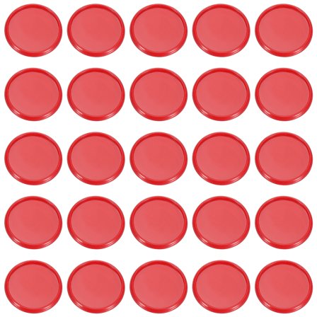 Uxcell 33 Pcs Discbound Expansion Discs, Red Round Shape, 1-1/2" OD and 0.2" Thick