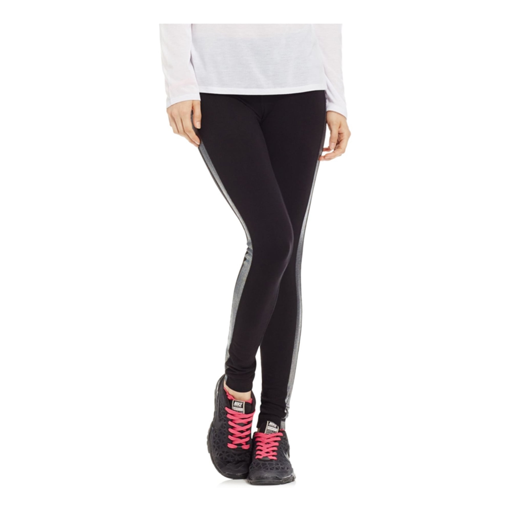 Material Girl Womens Foil Tuxedo-Stripe 