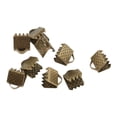 thumbnail image 4 of jifeng 100 Pcs Clips de Cordon pour Boucles de Bijoux Bronze 6mm, 4 of 8