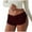 Wine, variant on Ashirexll Plus Size Underwear for Women, Ladies Underwear Panties, Fashion Solid Color Low Waist Split Rose Mini Shorts Leggings