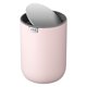 thumbnail image 1 of Eko Fandy Mini Bote De Basura De 0,58 Gal/2,2 L Con Tapa Abatible Para Escritorio, Encimera, Tocador, Escritorio U Oficina, Pequeño Cubo De Basura (Rosa), 1 of 5