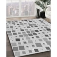thumbnail image 2 of Ahgly Company Indoor Round Patterned Battleship Gray Area Rugs, 3' Round, 2 of 6