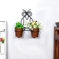 thumbnail image 1 of Handmade 100% Iron Round Modern Copper Coated Color 13.2 x 11.4 x 4.6 Inches Planters Pot 1008, 1 of 5
