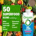 thumbnail image 3 of Orgain Vegan Protein Shake, 20g Protein, 0g Sugar, Chocolate, 11 fl oz, 12 pk, 3 of 9