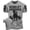 T-Shirt Heather Grey Branded, variant on Gymish Deadlift Dominance Workout T-Shirt – Funny Gym Shirt for Men, Military Green with Sleeve Logo, Small