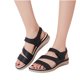 thumbnail image 4 of Sandalias de verano para mujer Sandalias planas sin cordones Zapatos romanos Sandalias informales con punta abierta Wmkox8yii  nm7847, 4 of 9