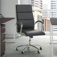 thumbnail image 2 of BBF 400 Series High Back Faux Leather Executive Office Chair in Storm Gray, 2 of 7