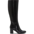 thumbnail image 2 of INC Womens Radella Wide Calf Leather Knee-High Boots, 2 of 3
