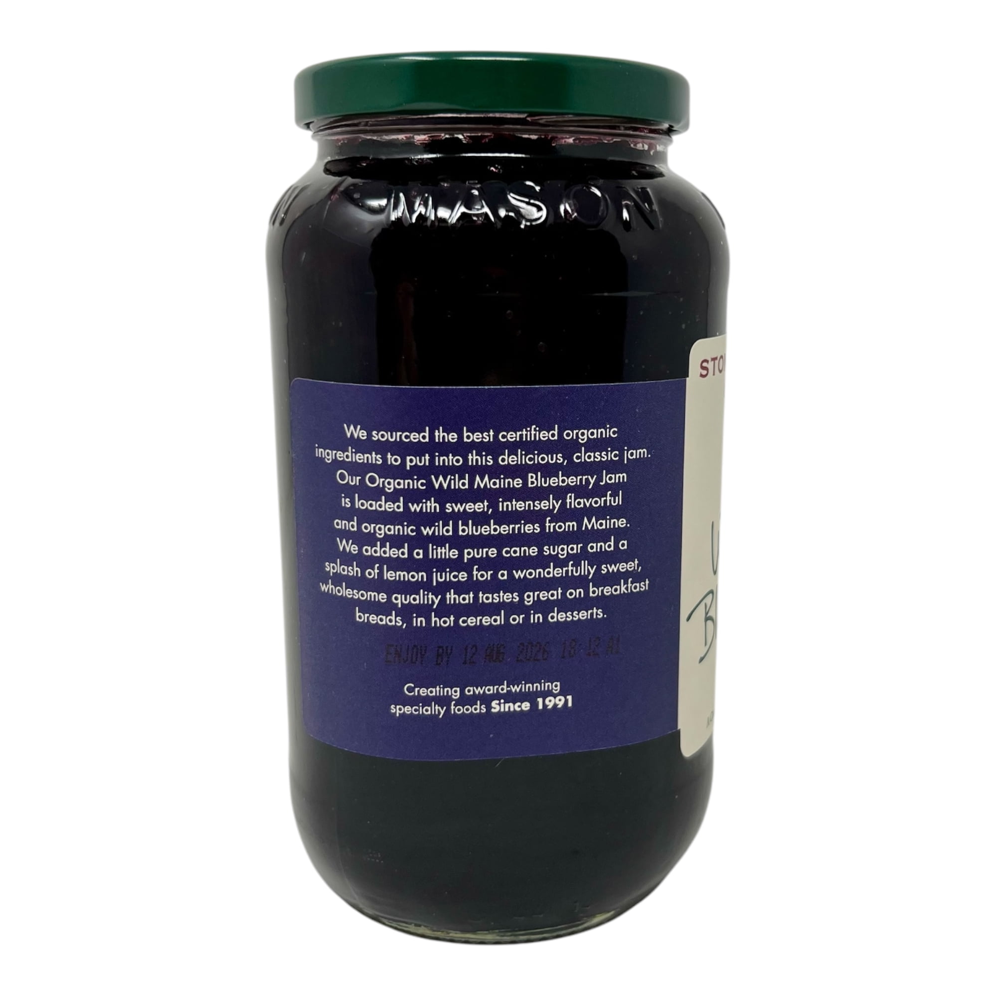 Stonewall Kitchen Wild Maine .. Blueberry Jam, 30 Ounce