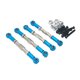 thumbnail image 1 of Tholdsy Juego de varillas de enlace delanteras y traseras de coche RC de aleación de aluminio para actualización WPL 1/16 C14 Kits de construcción modelo azul, 1 of 6