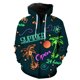 thumbnail image 1 of Sudadera con capucha y cremallera para hombre con barra luminosa, divertida y genial impresión 3D, unisex, informal, de gran tamaño, para adolescentes, hip hop, 2024, 1 of 6