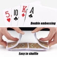 thumbnail image 4 of Juego de cartas, paquete de 2 barajas de cartas, cartas de póquer estándar, juego profesional, divertidos juegos de cartas para adultos, fácil de barajar, tarjetas de diseño único para Pinochle Go Fis, 4 of 5